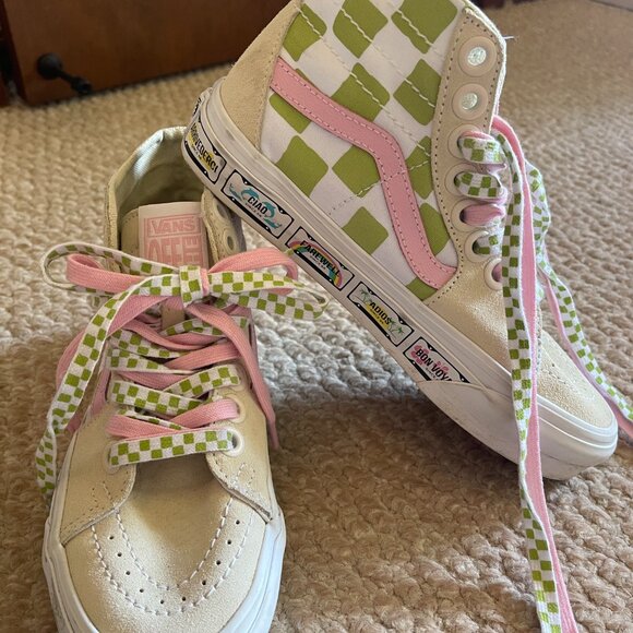 Vans x Emma Mulholland on Holiday Sk8-hi Tapered 'whimsical Checkerboard - Picture 8 of 14